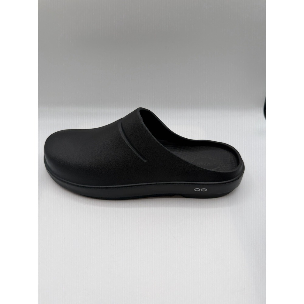 Oofos OOCLOOG Black Clog, Men's 13,Women's 15,EU 46,Slip On Recovery, NWOB